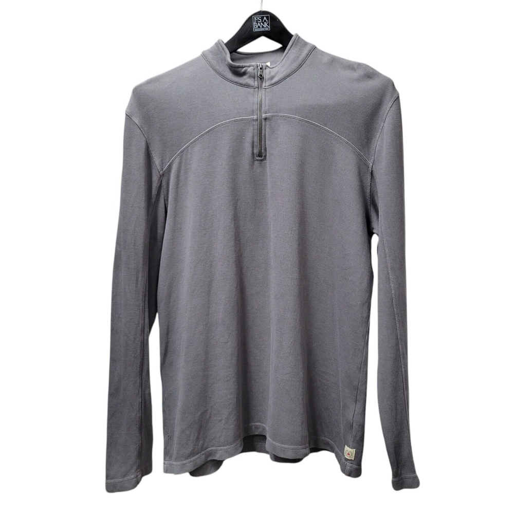 Agave Denim Quarter Zip Jersey Pullover Shirt Men's Size XL Excellent Condition